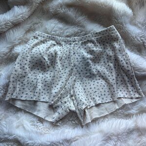 Off white blue floral Brandy Melville shorts